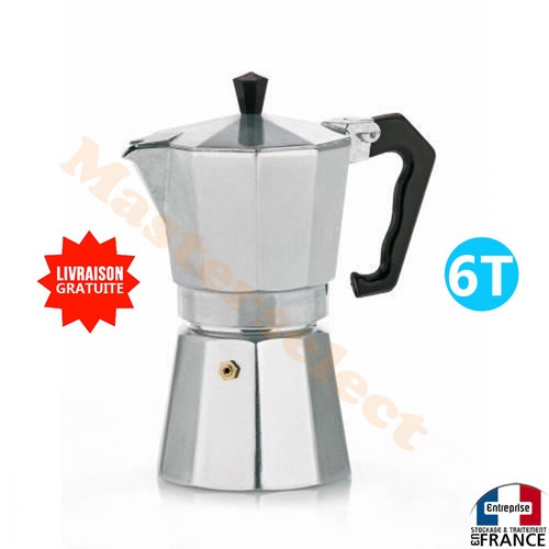 Cafetière italienne alu - , 6