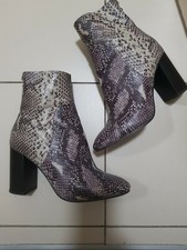 Bottines beige Next imprimé