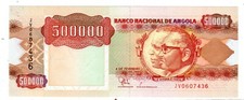 ANGOLA Billet 500000 KWANZAS 01/02/ 1991 P134 RHINOCEROS NEUF UNC