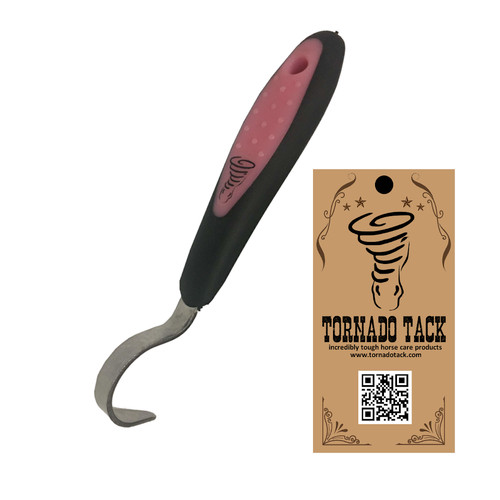 Hoof pick pink tornado - -,