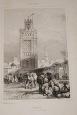 GRAVURE SUR ACIER ALGERIE ORAN