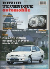 REVUE TECHNIQUE Nissan primera 1.6 essence et 2.0 diesel RTA voiture -  10/96