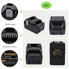 18V 6000mAh Li-ion Batterie pour Hitachi BSL1815 BSL1860 BSL1830 BSL1840 330067