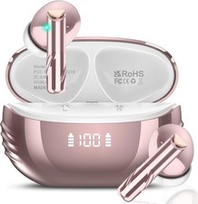 Ecouteurs sans Fil Bluetooth 5.4 HiFi Stéréo 48 Heures Batterie IP7 Etanche