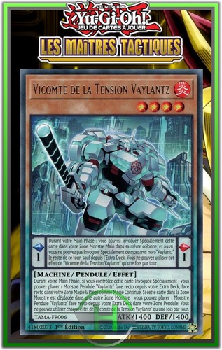 Vicomte tension vaylantz - de, la