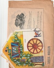 maquette carton moulin