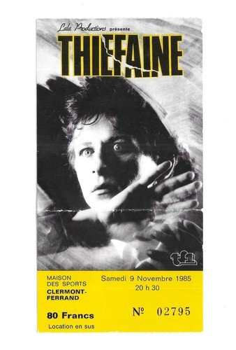 Rare ticket billet - /, concert
