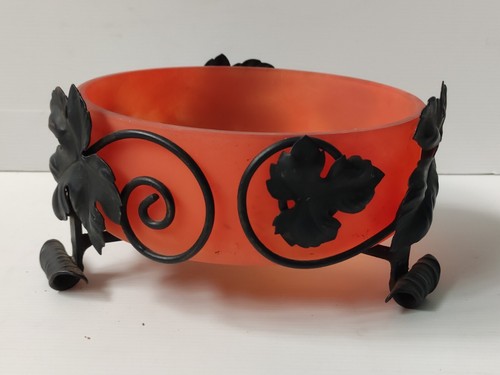 Coupe pate verre orange - de,