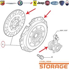 FIAT PUNTO 188 STILO BRAVO II 1.9 JTD Kit D'Embrayage Complet Original 55209117