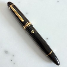 Stylo plume Montblanc Meisterstuck 149 noir 14K pinceau d'écriture plume M rare