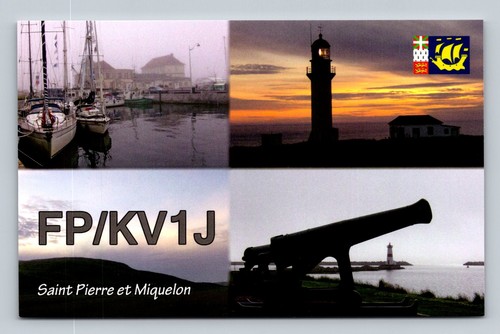 Ham radio qsl - ham, fp/kv1j