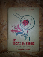 les leçons de choses CM1