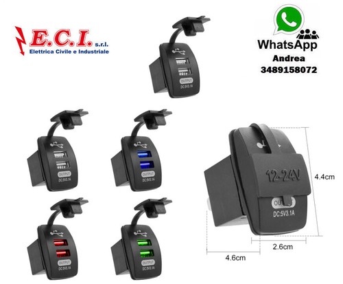 Chargeur de batterie - 3.1a,