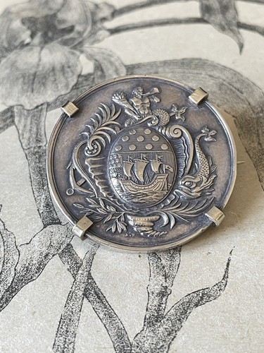 Ancienne médaille argent - médaille, en