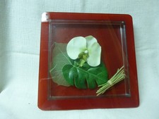 dessous de plat en verre avec décors - ALIZEA