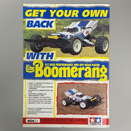 Tamiya boomerang 4wd voiture - tamiya,