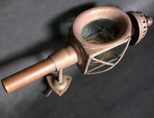 Lampe phare CALECHE VOITURE TACOT en laiton électrifiée