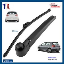 Bras + Balai d'Essuie-Glace 345 mm Arrière pour VW GOLF 5 (1K1) 6Q6955707C
