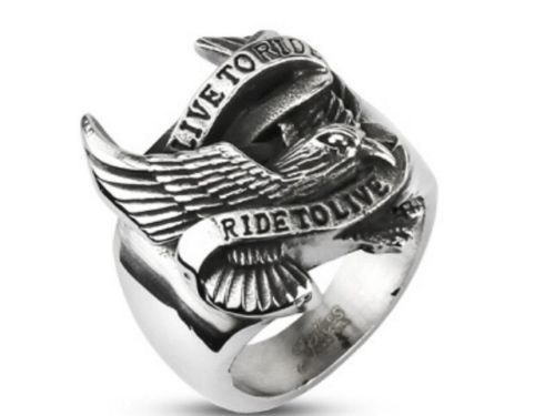 Bague chevaliere homme acier - chevaliere,
