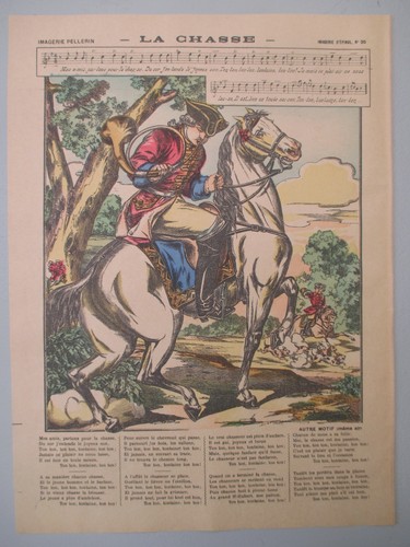 Chasse gravure ancienne - chasse,