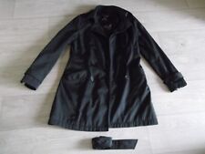 Trench imperméable BURTON noir avec ceinture très habillé chic 38 TTBE