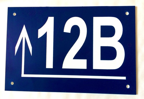 Plaque pvc numero - plaque, ou