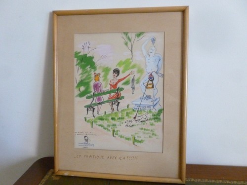 Rare dessin humoristique sous - rare,
