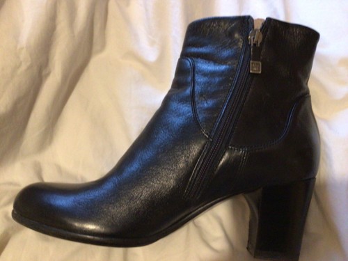 Bottines italiennes cuir noire - bottines,
