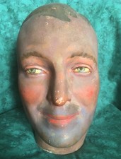 Rare Tête de mannequin SIEGEL visage peint
