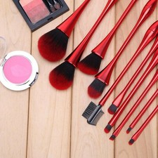 Kit 10Pcs Professionnel Cosmétique Pinceaux Brosse à Maquillage Makeup Brush Set