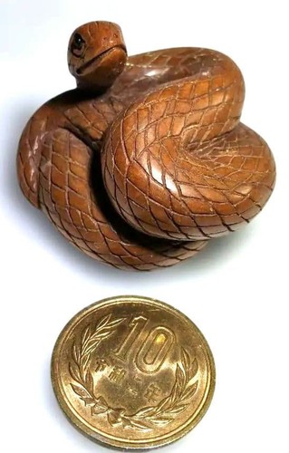 Netsuke buis sculpté - netsuke,