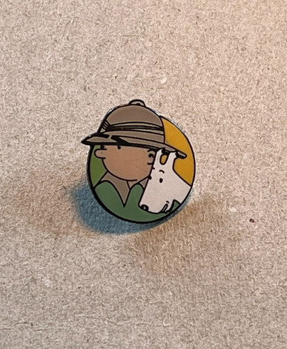 Tintin hergé pin s - tintin, rond