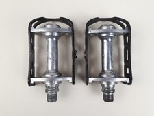 Pédales Atom Peugeot acier / aluminium 14x1.25 vélo vintage course 1970s France