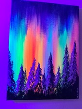 tableau Moderne fluorescent-