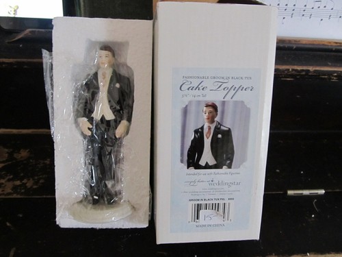 Fashionable groom black - "fashionable,