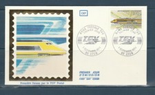 enveloppe 1er jour   train