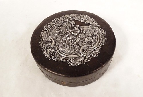 Boîte ronde carton bouilli