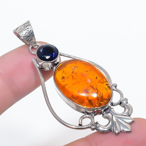 Pendentif pierre précieuse