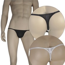 sous-Vêtement Hommes G-String Suspensoir Lingerie M-XL Culotte Sexy Sissy Thong