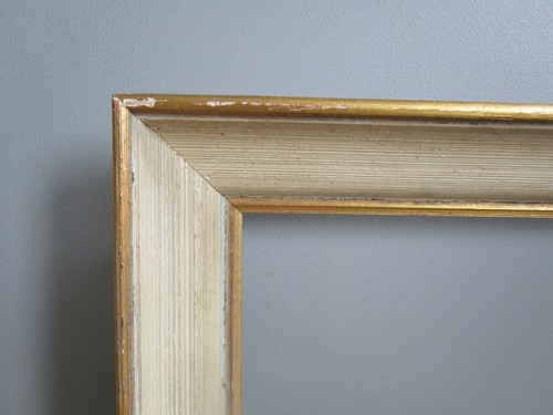 Grand cadre ancien bois - grand,
