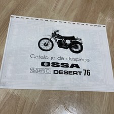 Ossa moto 250 desert 76 catalogue liste pièce détachée