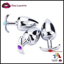 Plug anal bijou Rosebud – S/M/L – Sextoy homme femme – Couleurs variées