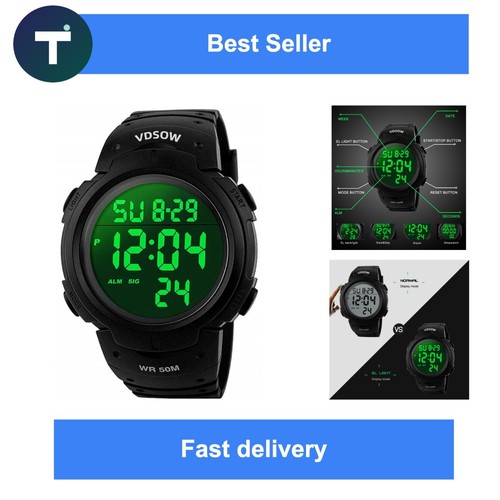 Montre homme sport - sport, digitale