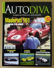 -- AUTODIVA (33). MASERATI 151. LA PASSION D'UN COLONEL -- 