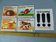 Lot de 5 autocollants V.A.G VW