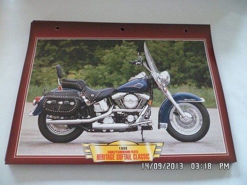 Carte fiche moto 1999 - 1999, harley