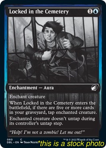 Magic locked the cemetery - locked,