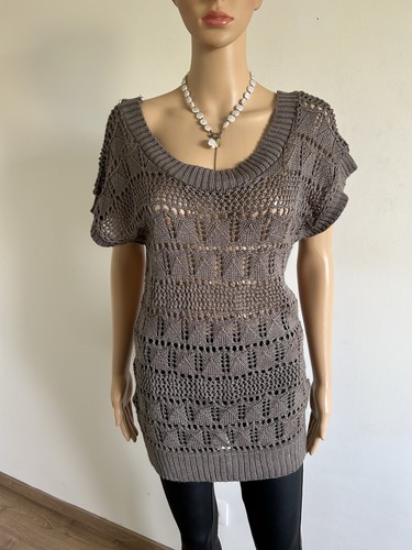 Haut gris mailles excuse - haut,