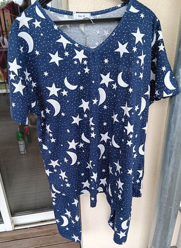 Pyjama bas bleu marine xl - pyjama,