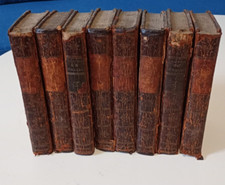 livre ancien-M. Bret -Oeuvres de Molière 8 tomes - 1786